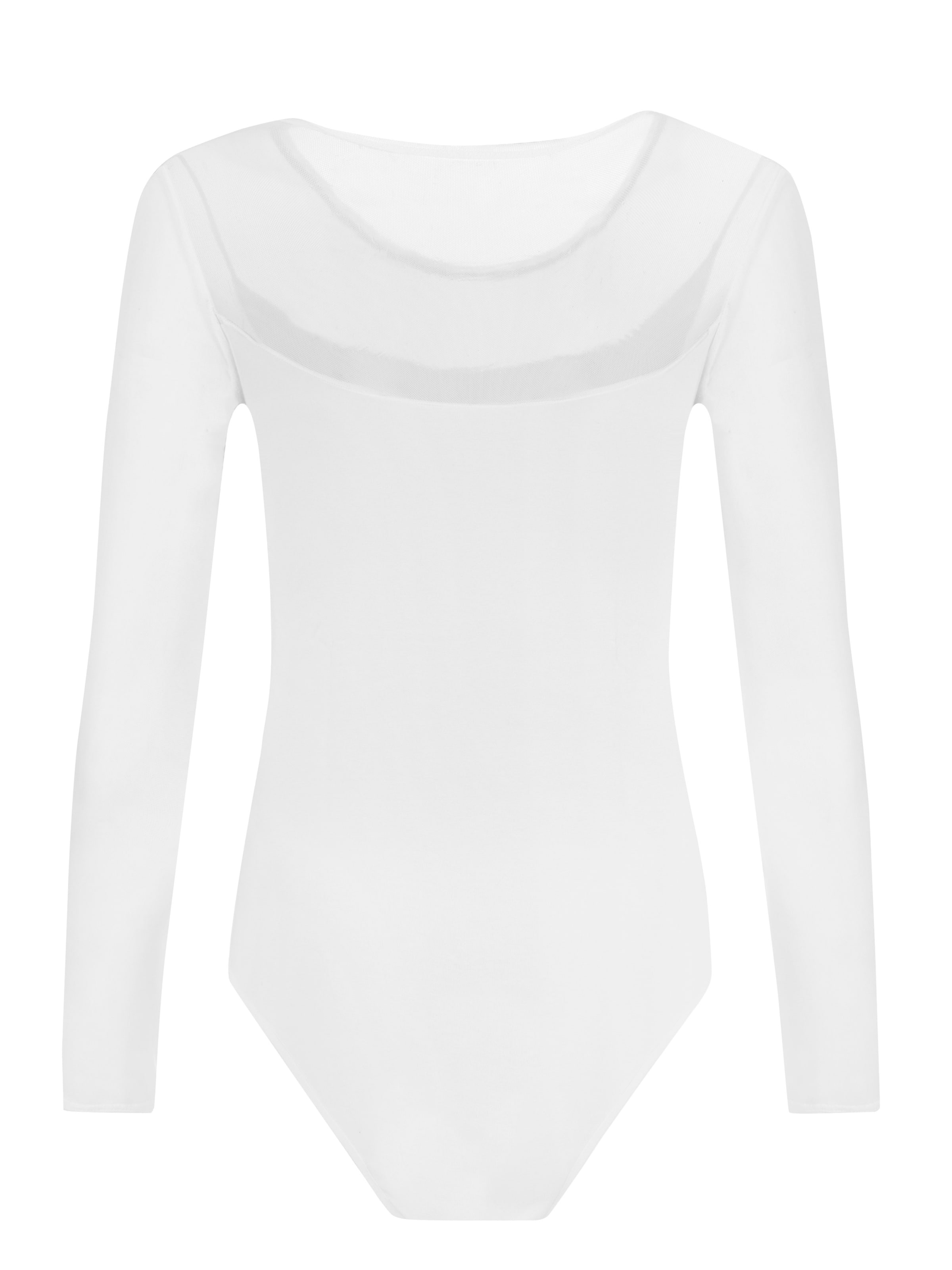 Evoni Blusenbody in Weiß: Vorderseite