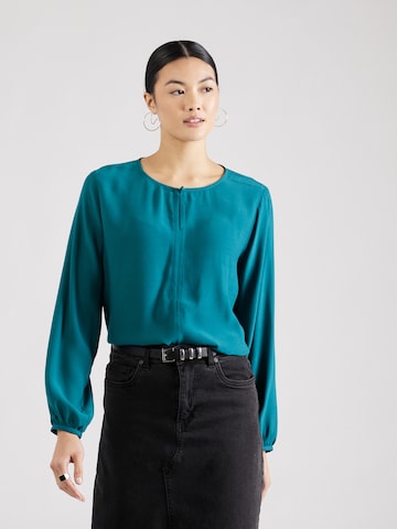 comma casual identity - Blusa em verde: frente