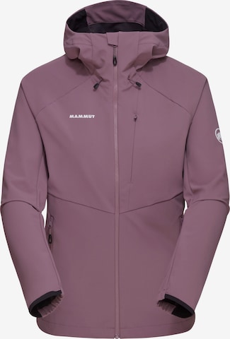MAMMUT Outdoor Jacket in Purple: front