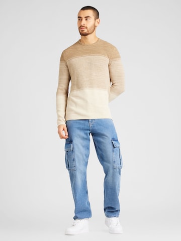 Only & Sons Regular fit Sweater 'Panter' in Beige