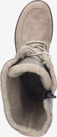 Legero Lace-Up Boots in Beige