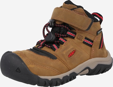 KEEN Outdoorschuh 'RIDGE` in Braun: predná strana