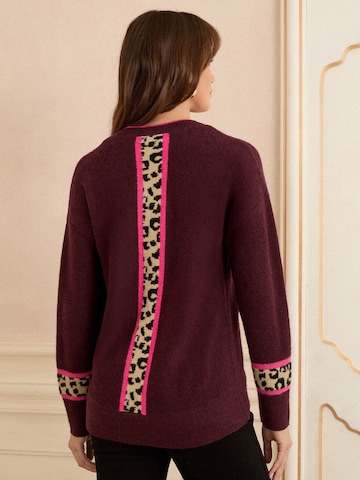 love & roses Sveter - Fialová