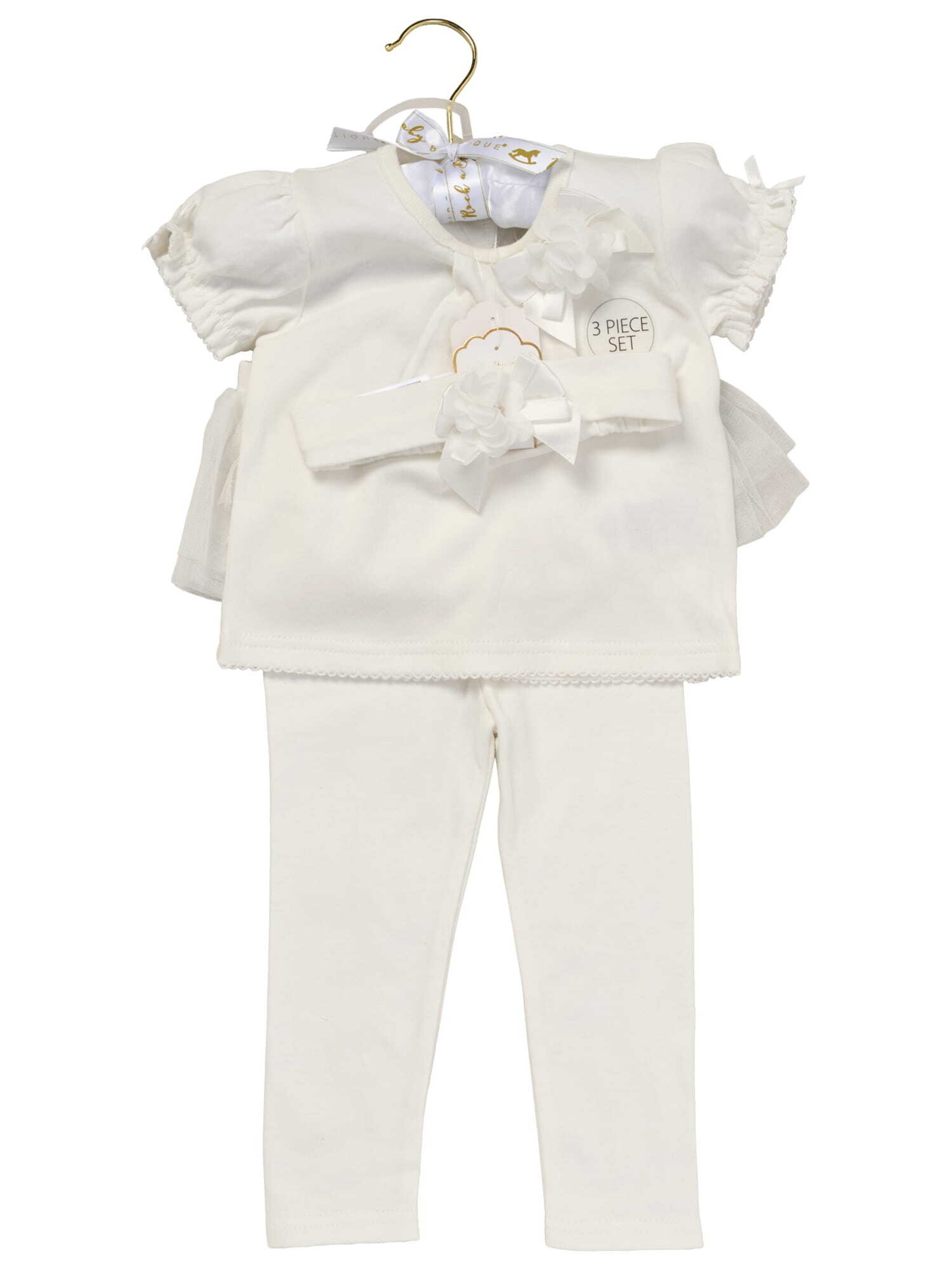 Rock a Bye Baby Boutique Set 'Schleife' in Beige