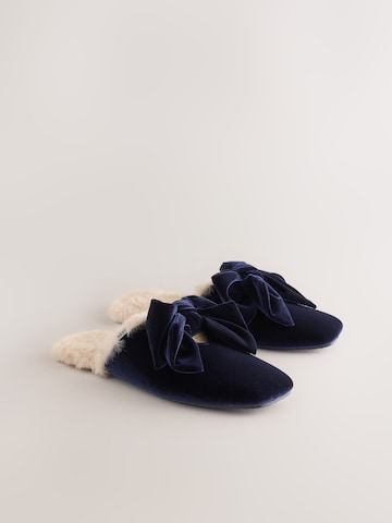Pantoufle Next en bleu