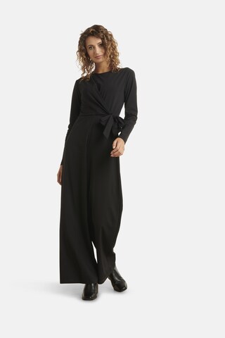 Smashed Lemon Jumpsuit in Zwart: voorkant