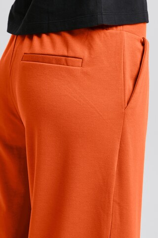 Wide Leg Pantalon à pince 'KATE' ICHI en orange