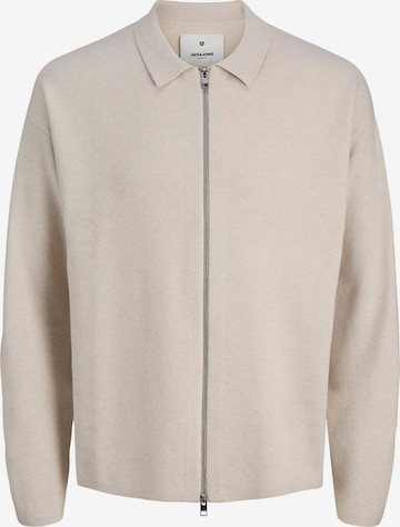 JACK & JONES Strickjacke in Beige: Vorderseite