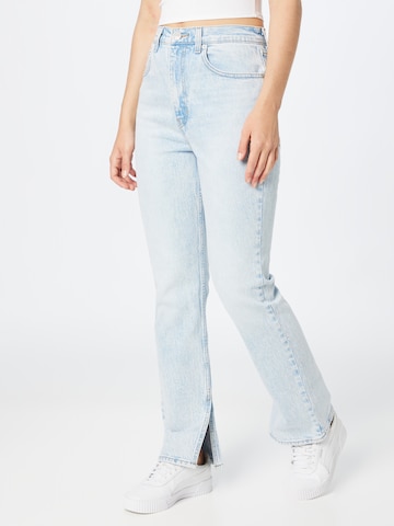 LEVI'S ® Slimfit Jeans '70s High Slim Straight Jeans with Slit' in Blauw: voorkant