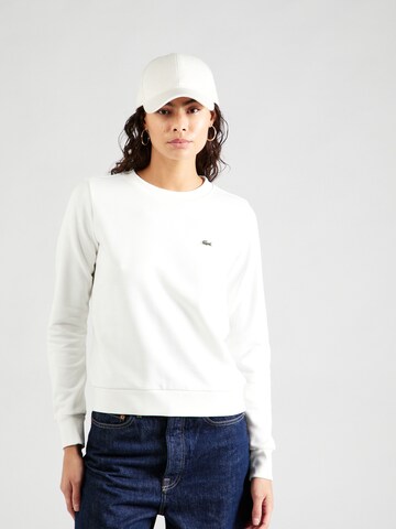 LACOSTE Sweatshirt i vit: framsida