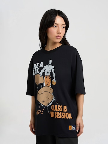 AND1 Oversize t-shirt i svart: framsida