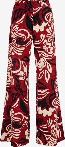 Wide Leg Pantalon WE Fashion en marron : devant