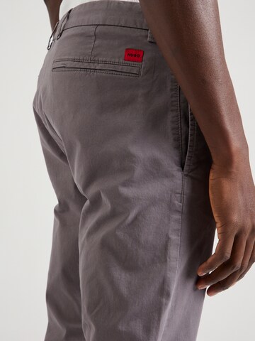 regular Pantaloni chino 'David' di HUGO in grigio