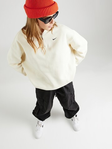 Nike Sportswear Bluzka sportowa w kolorze biały