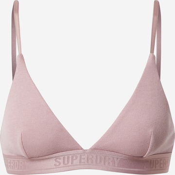 Superdry Triangel BH in Roze: voorkant