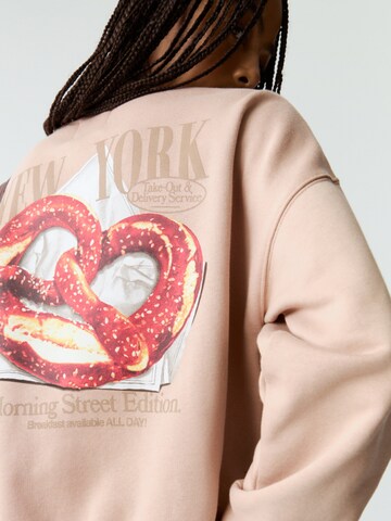 Pull&Bear Tréning póló - rózsaszín