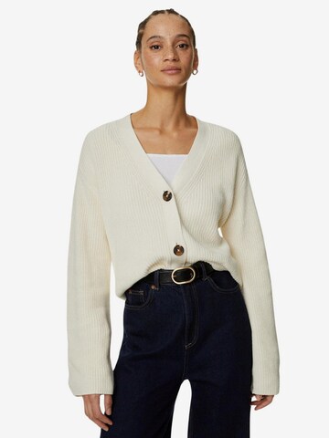 Marks & Spencer Knit Cardigan in Beige: front