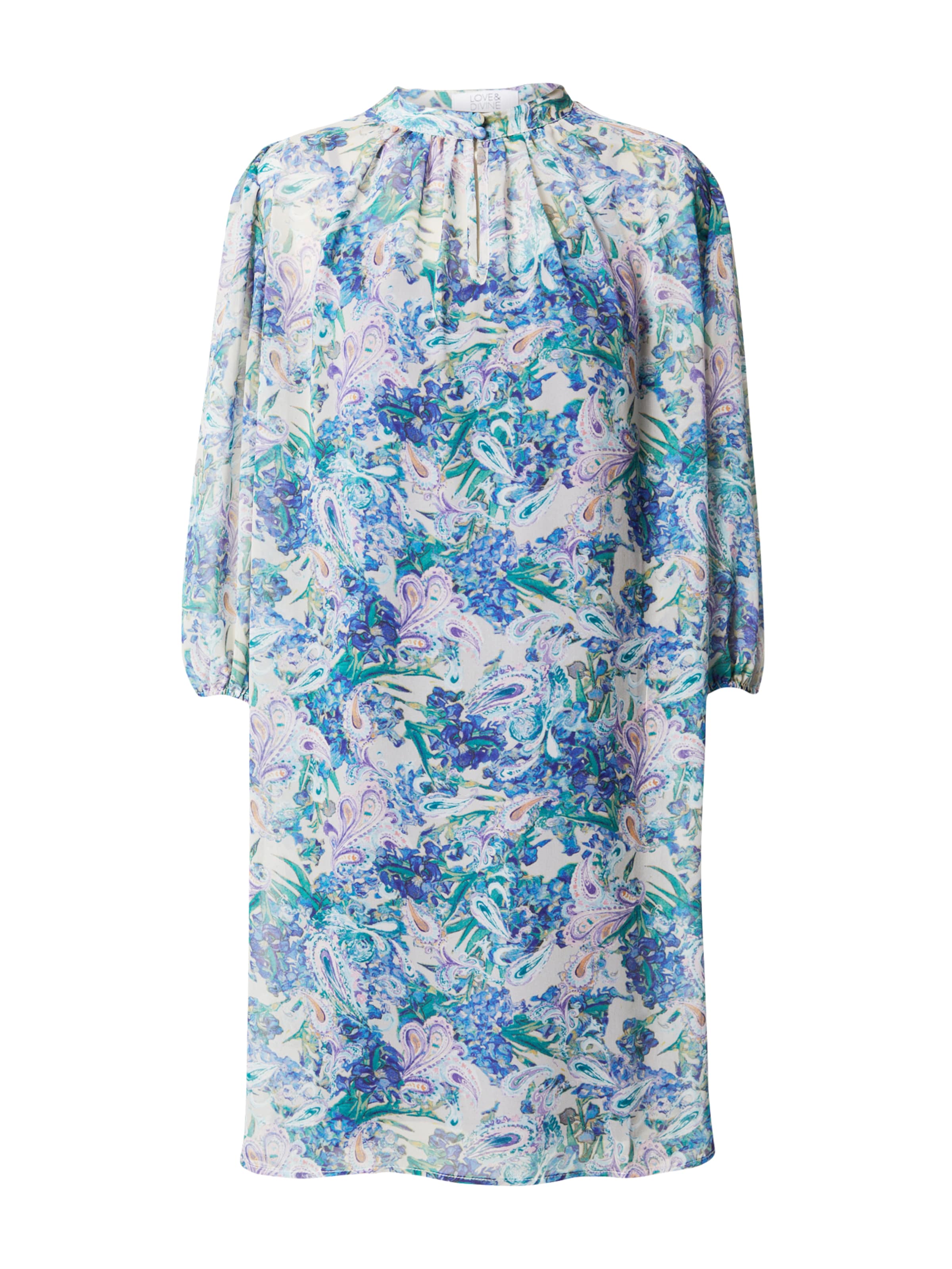 Love & Divine Klänning 'Love882-1' i blå: framsida