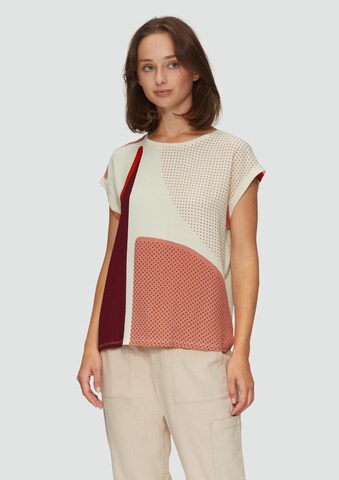 T-shirt s.Oliver en beige : devant