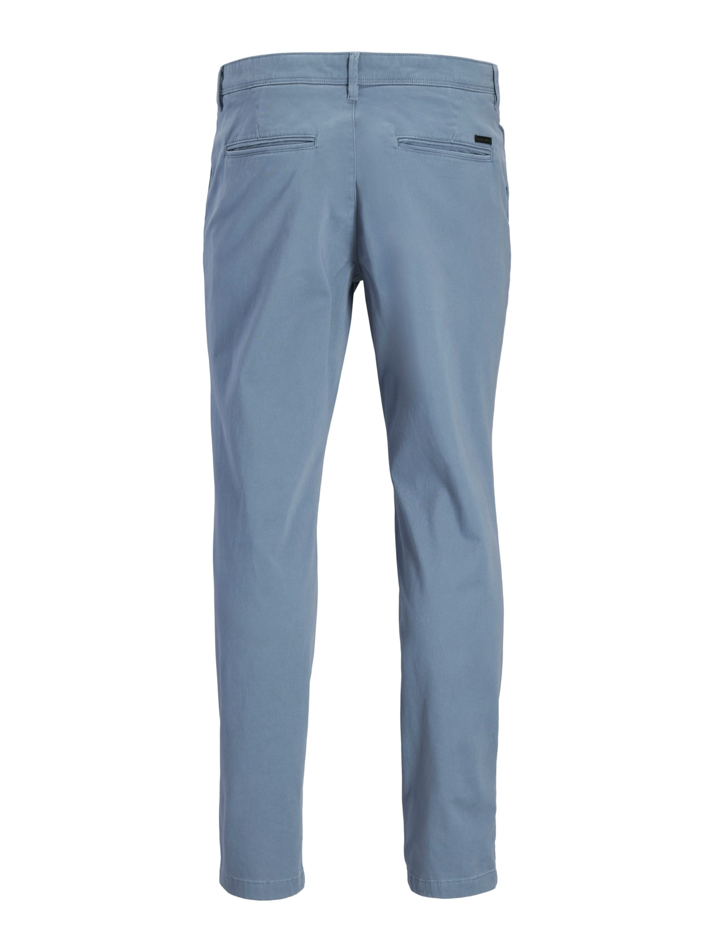 Coupe slim Pantalon chino 'JJIMarco JJBowie' JACK & JONES en bleu
