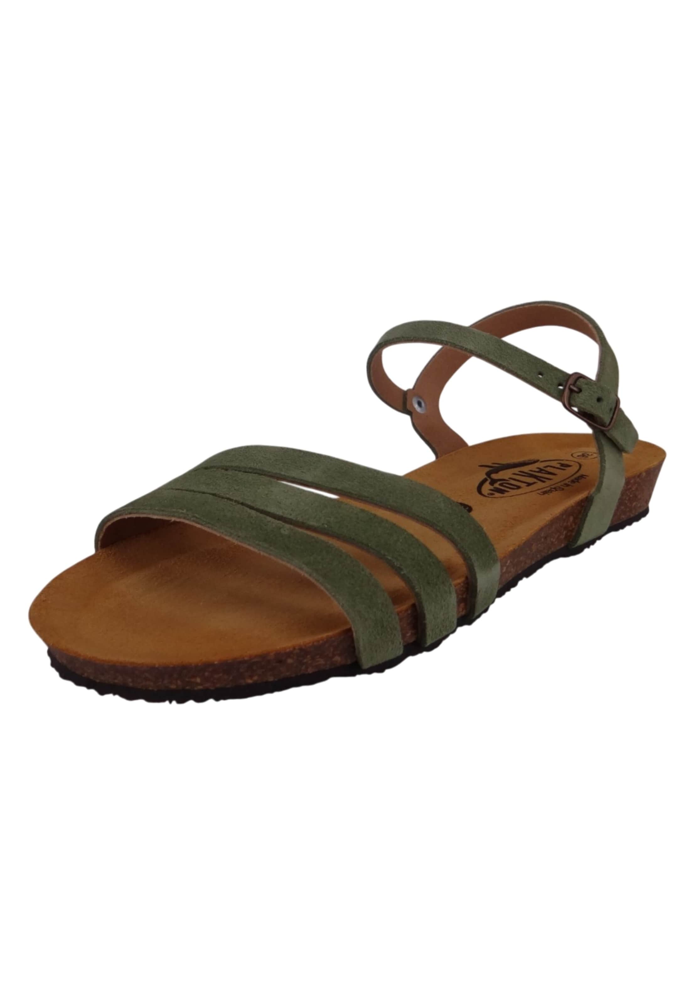Sandales à lanières 'Fran Alou' Plakton en vert