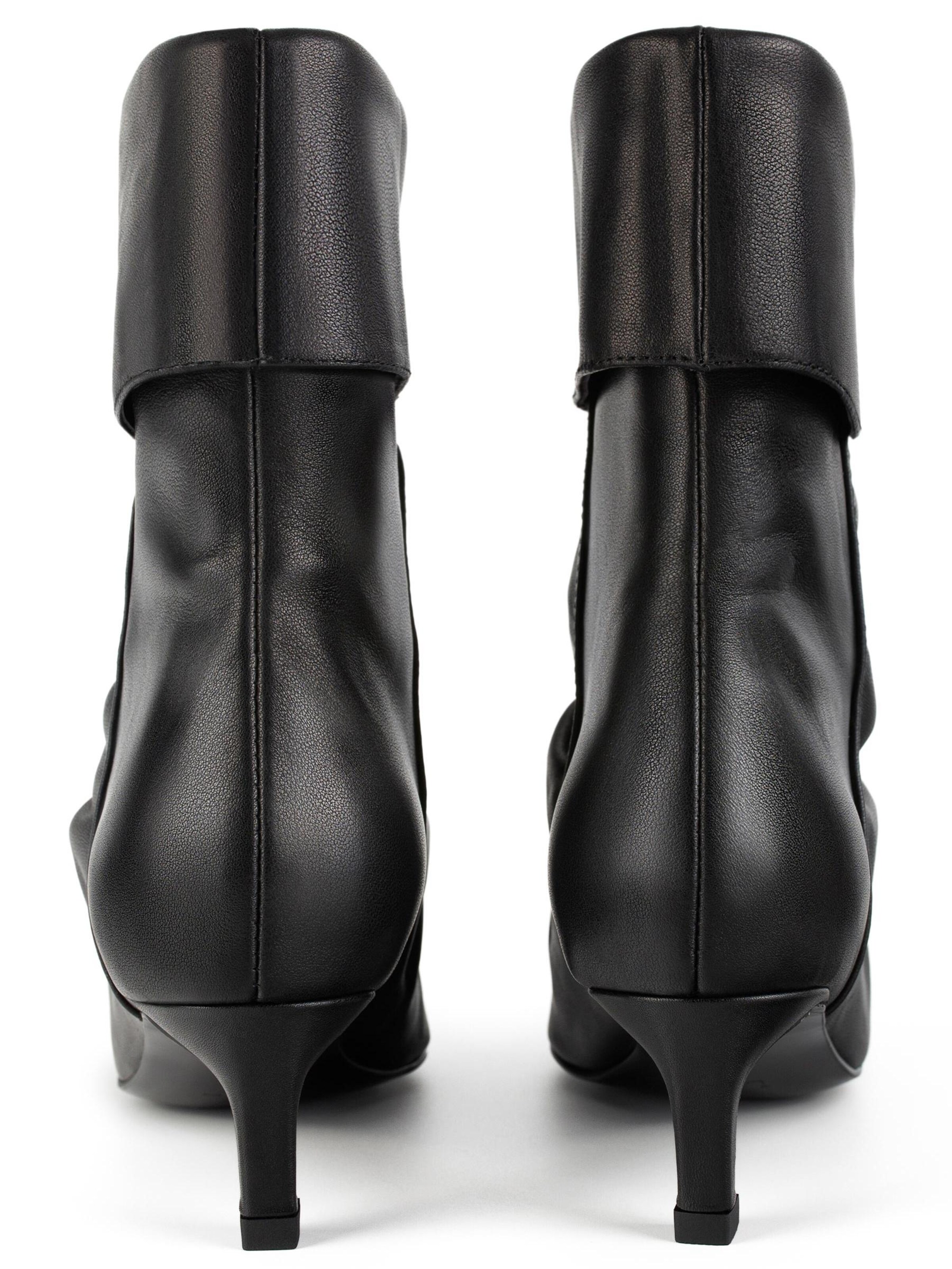 L37 HANDMADE SHOES Ankle Boots 'DARK SIDE BLOOM'‌‌‌‌‌ in Schwarz