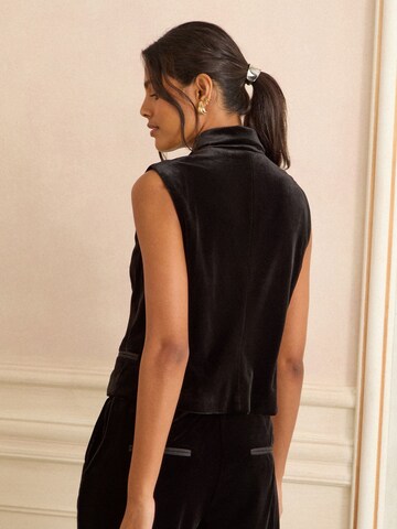 Gilet da completo di love & roses in nero