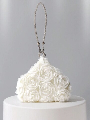 Tomshop24-7 Handbag 'Brauttasche Roos' in White