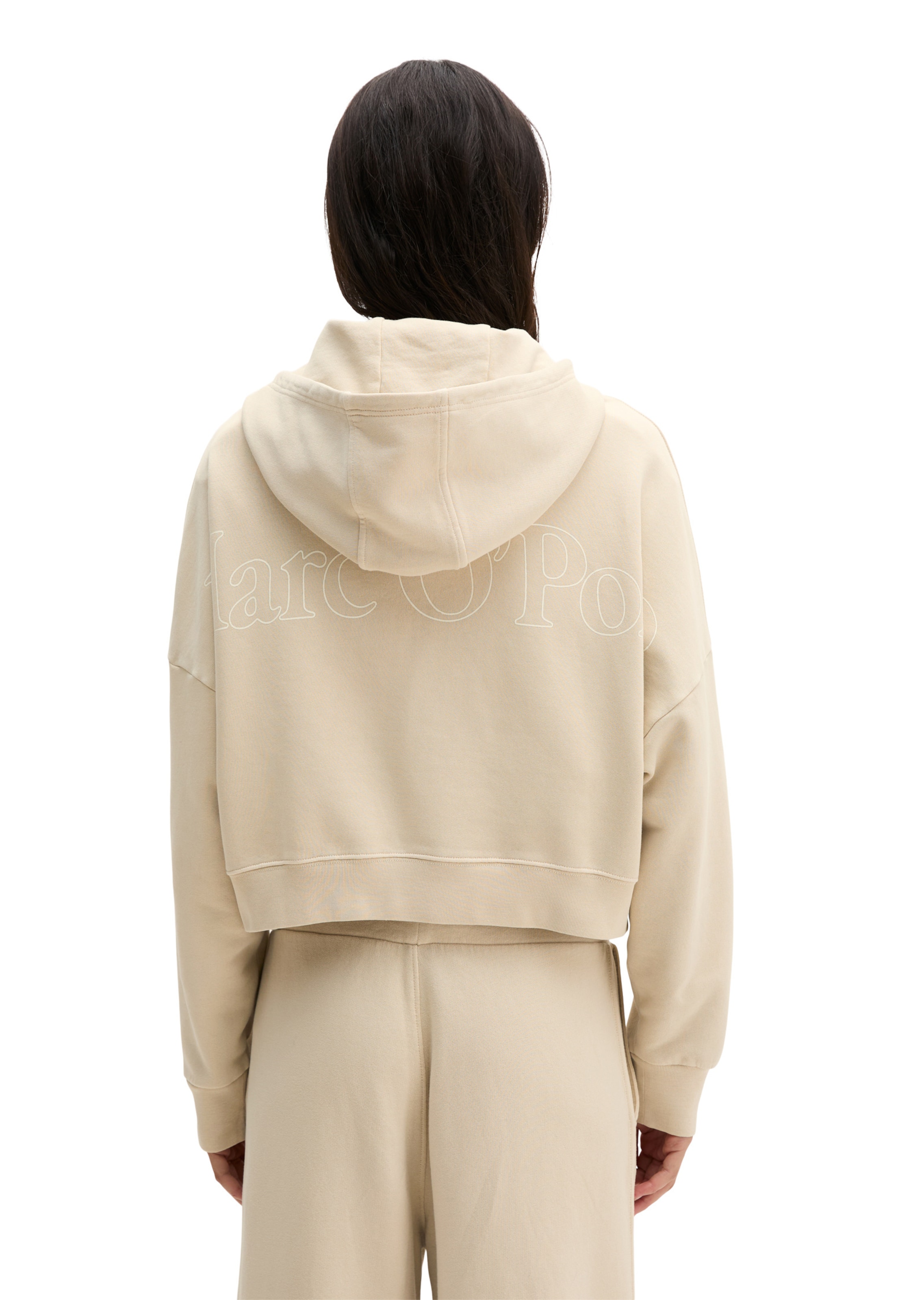 Marc O'Polo Sweatjacke in Beige