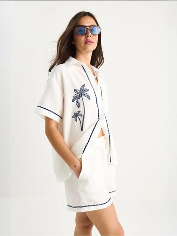 Bianco Lucci Broekpak in Wit