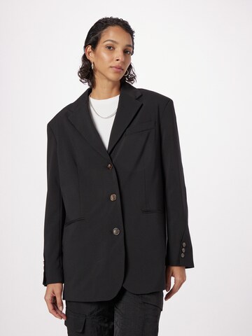 TOPSHOP Blazer in Black: front