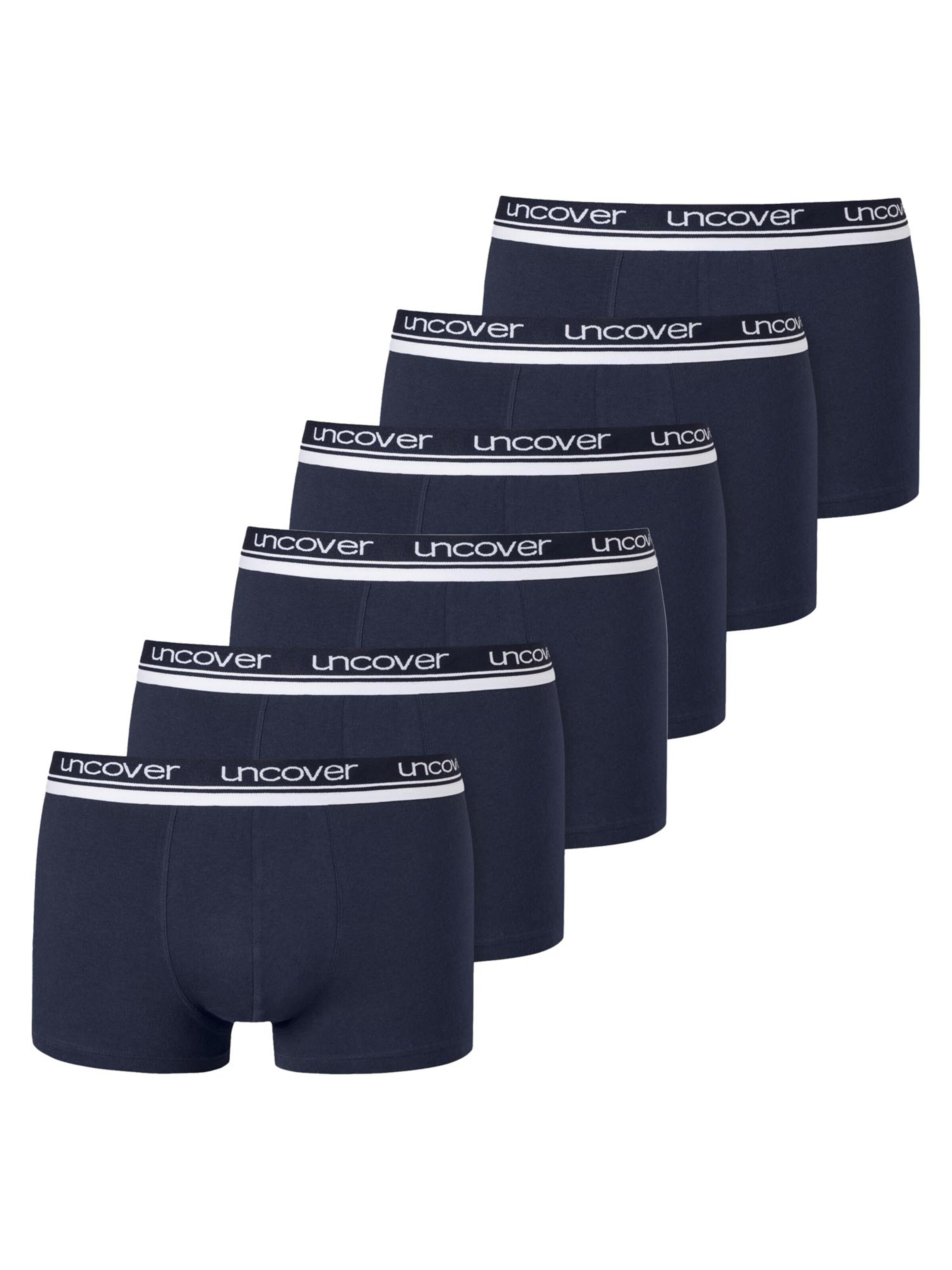 uncover by SCHIESSER Boxershorts 'Basic' in Blauw: voorkant