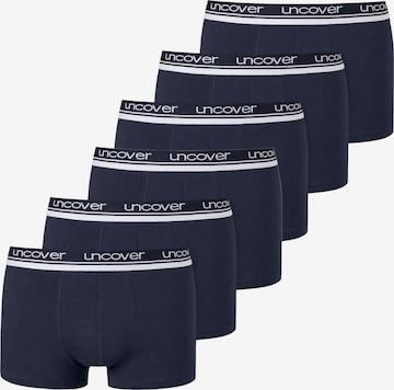 uncover by SCHIESSER Boxer shorts 'Basic' in Blue: front