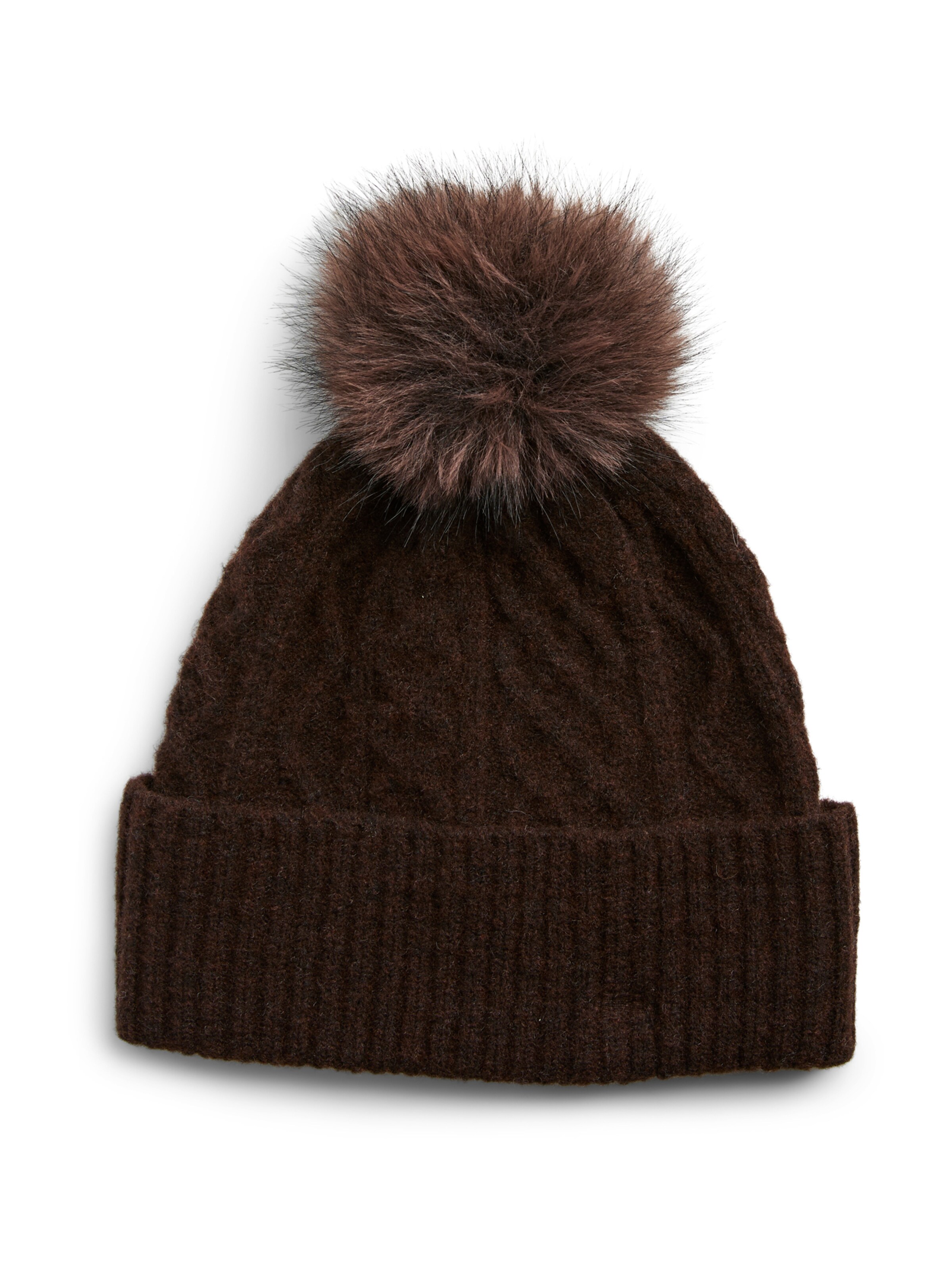 PIECES - Gorra 'PCAVIA' en marrón: frente