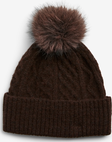 PIECES - Gorra 'PCAVIA' en marrón: frente