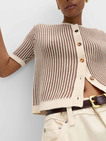 Marks & Spencer Strickjacke in Braun