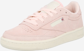 ReebokNiske tenisice 'CLUB C 85' - roza boja: prednji dio