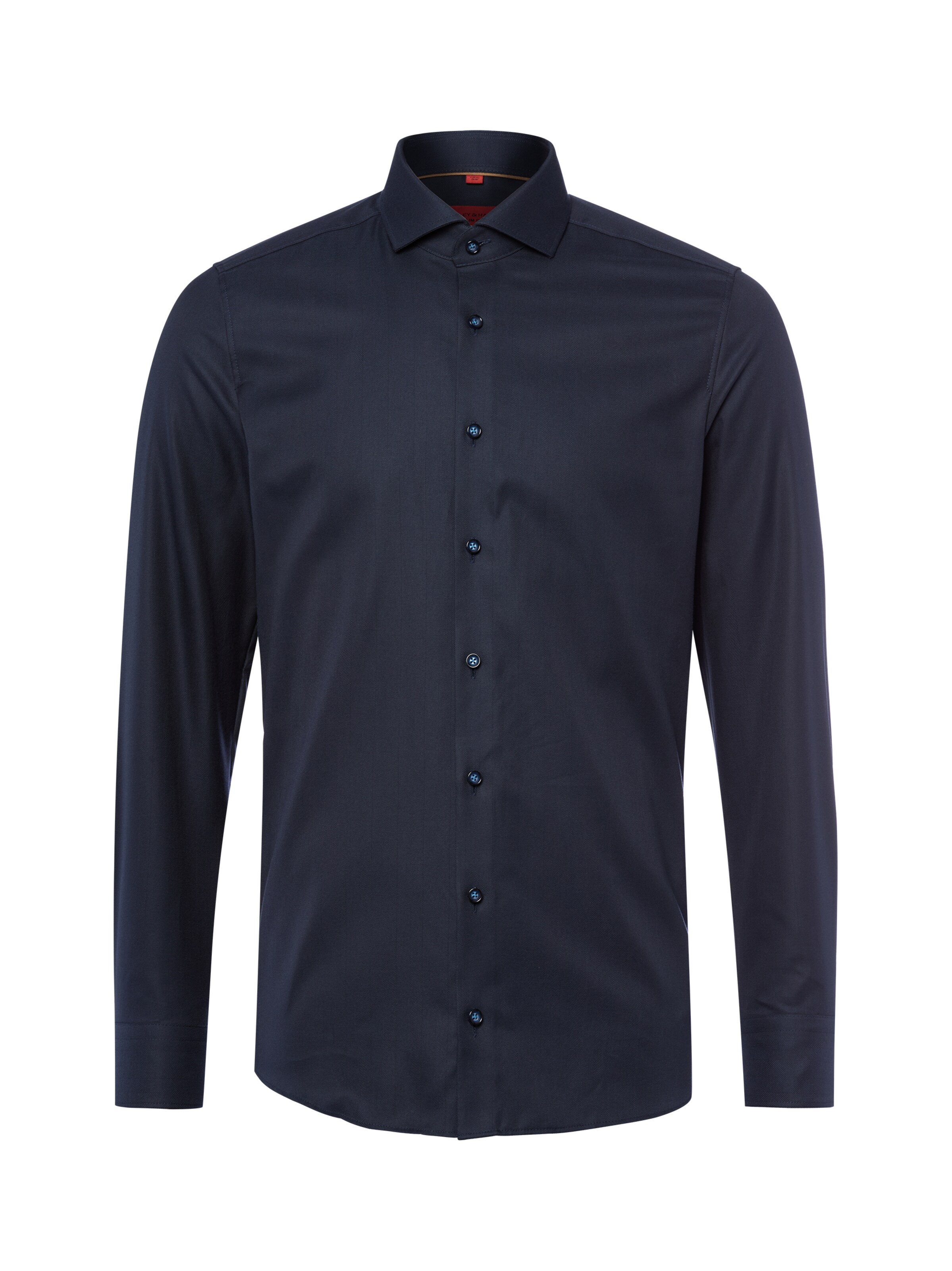 Finshley & Harding Slim Fit Hemd in Blau: Vorderseite