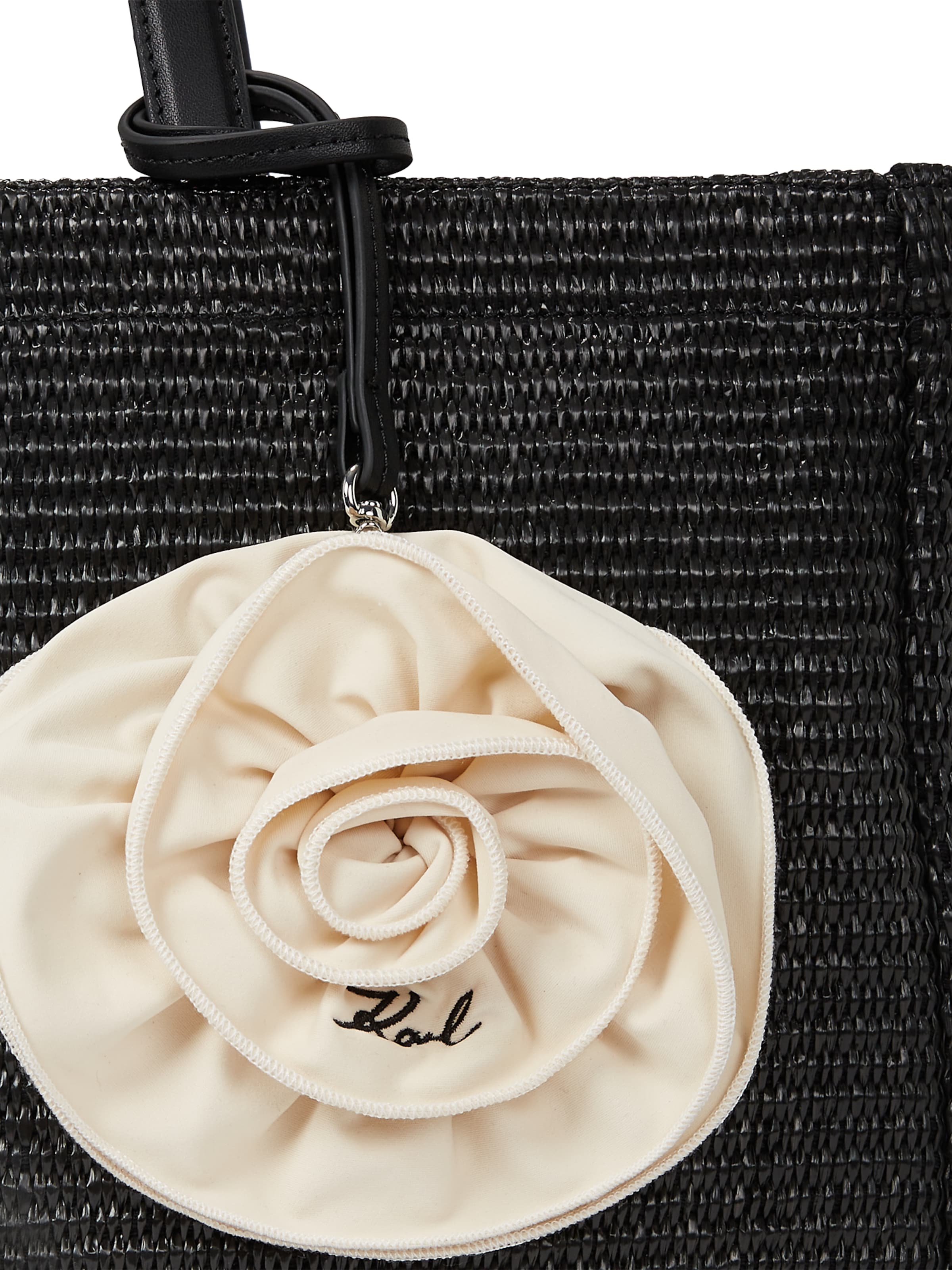 Karl Lagerfeld Strandtaske i sort