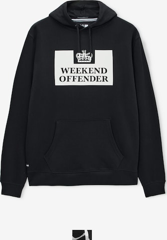 Weekend Offender Sweatshirt in Zwart: voorkant
