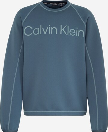 Calvin Klein Sport Sportsweatshirt in Blauw: voorkant