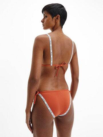 Calvin Klein Swimwear Triangel Bikinitop in Orange