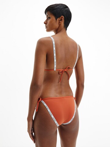 Calvin Klein Swimwear Triangel Bikinitopp i oransje
