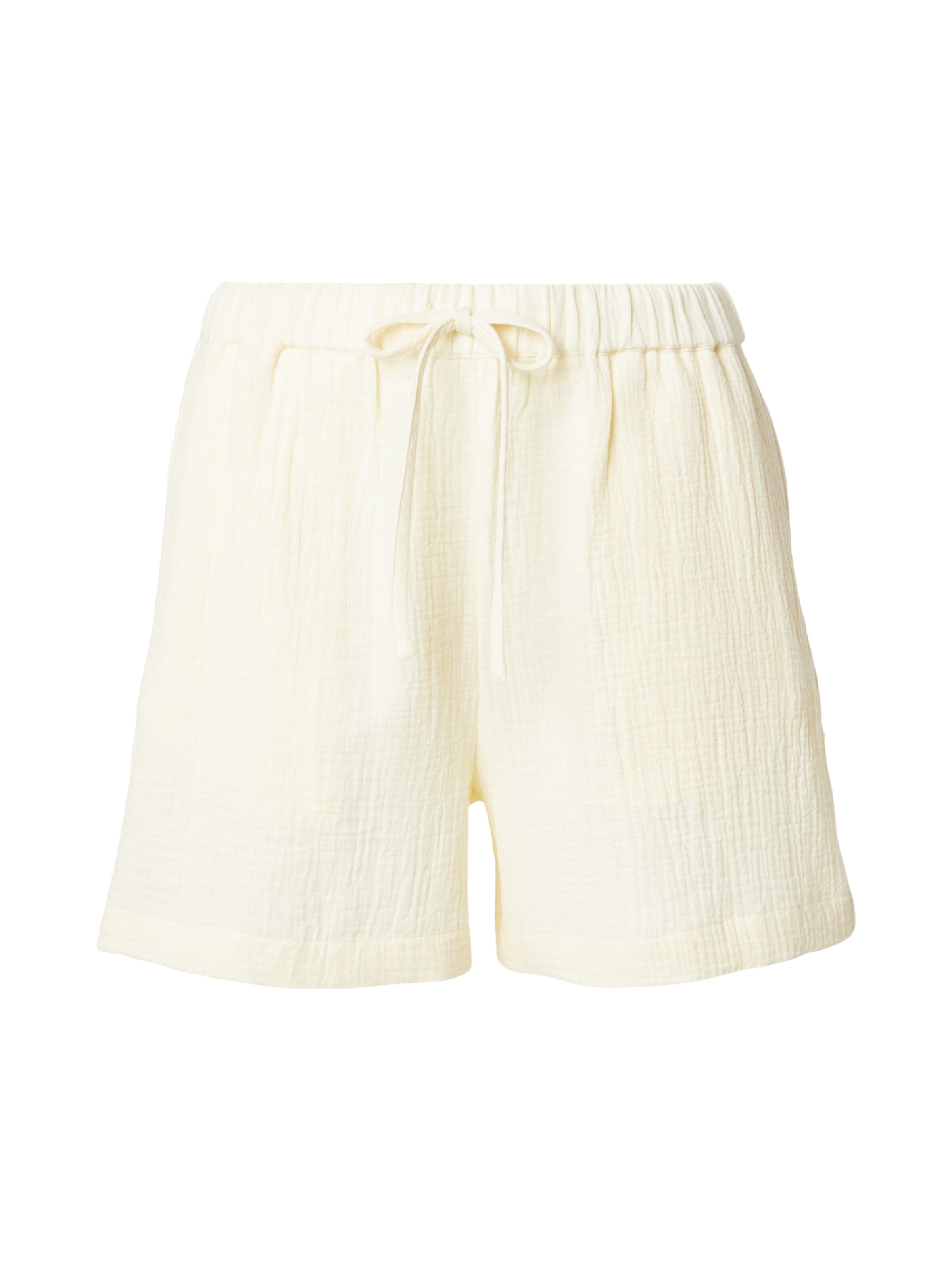 Largi Pantaloni de la Calvin Klein Jeans pe alb: față