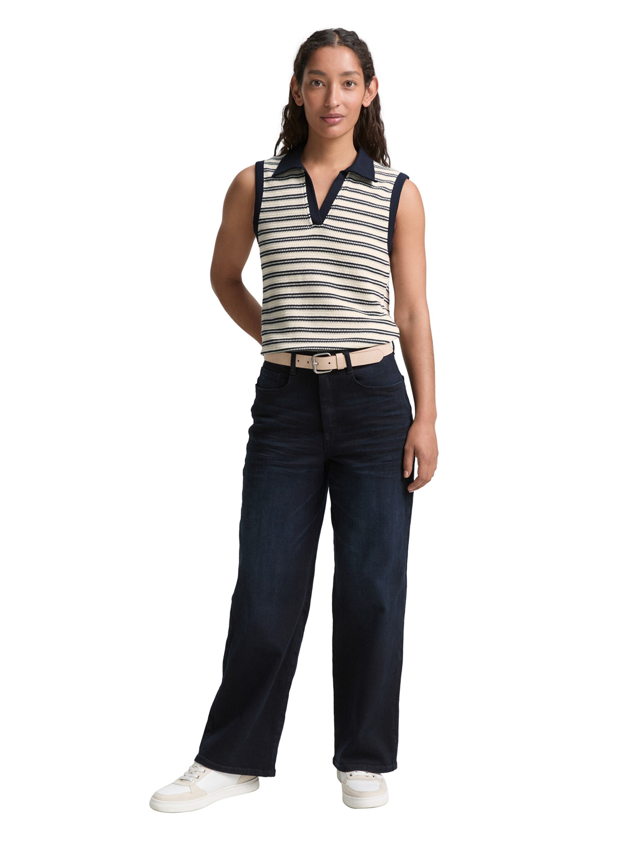 TOM TAILOR Top in Weiß