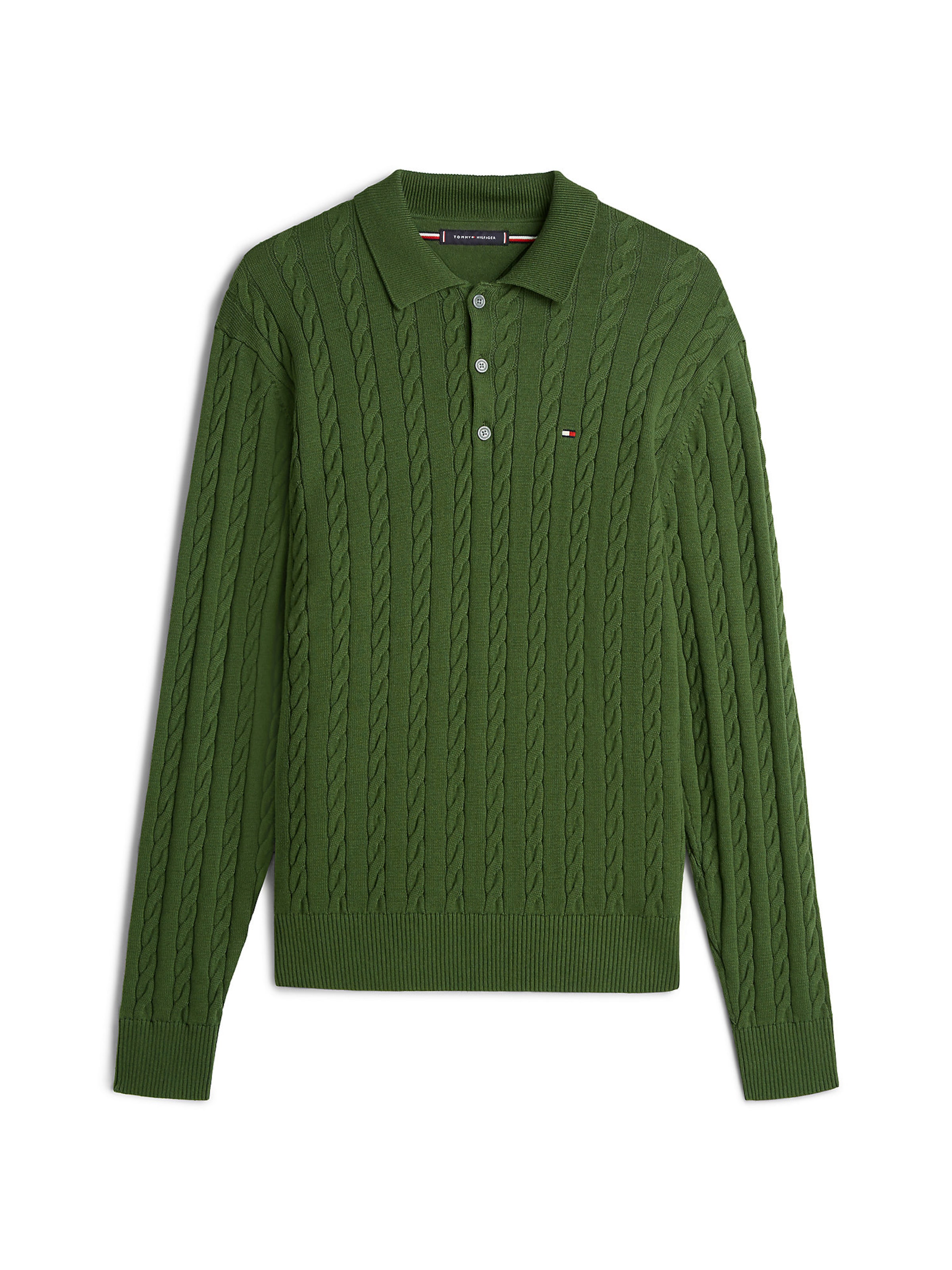 TOMMY HILFIGER Sweater in Green: front