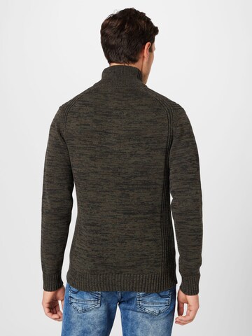 Petrol Industries Sweater in Green