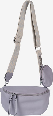styleBREAKER Crossbody bag '2-Teiliges Set Halbmond Crossbody Bag' in Purple: front