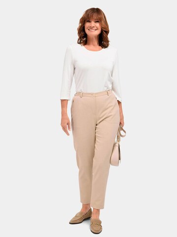 Goldner Regular Broek 'Carla' in Beige