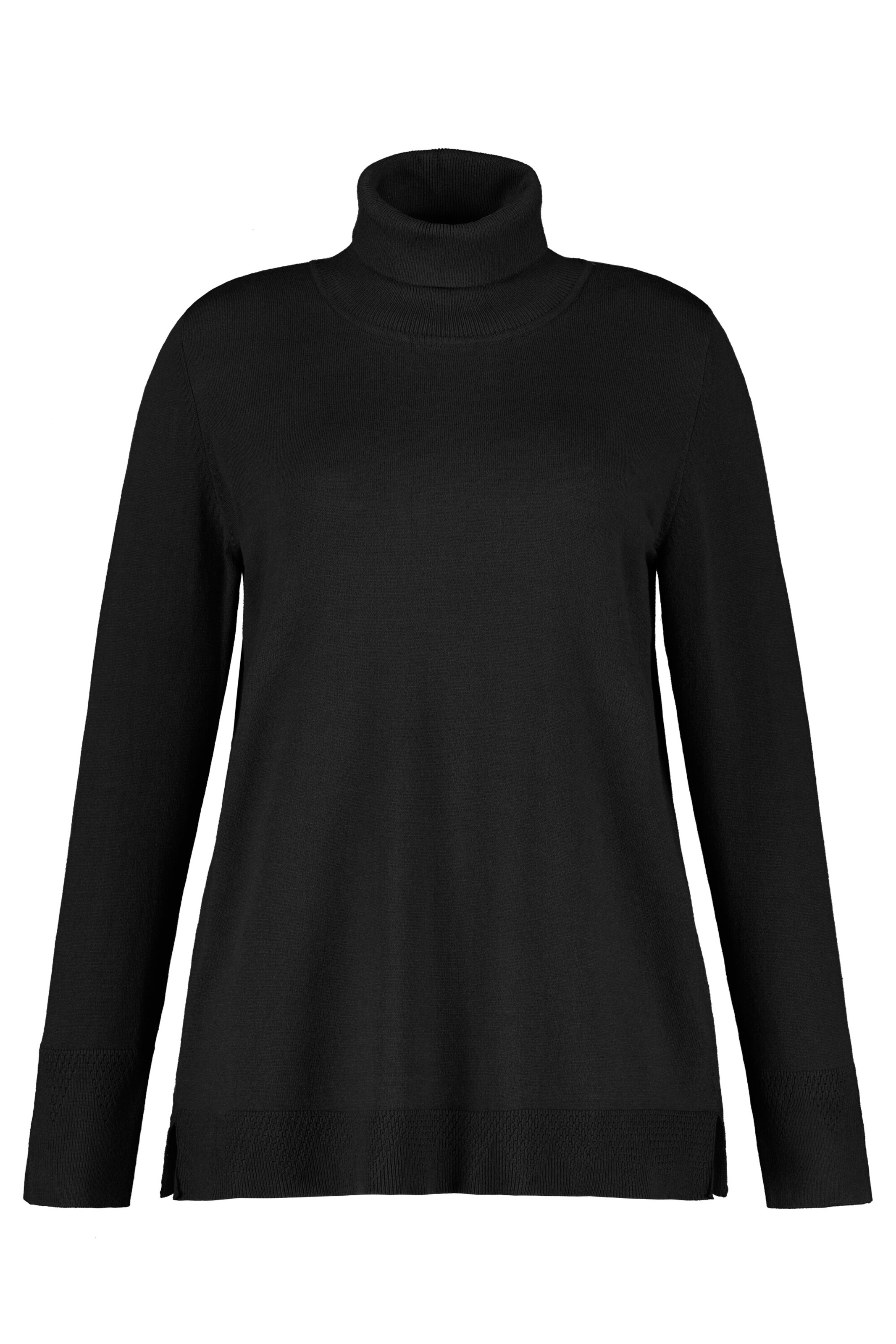 Ulla Popken Trui in Zwart: voorkant